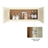 LOVMOR in Plywood Soft-Close Kitchen Wall Cabinet with 2 Doors for Kitchen, Bathroom, Living Room,Study - 3 of 3
