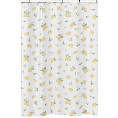 Lemon Collection Shower Curtain Yellow - Sweet Jojo Designs