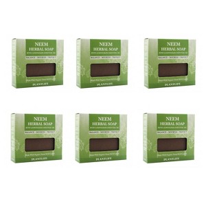 Plantlife Neem Herbal Bar Soap - Hand Crafted Using Plant-Based Ingredients - Made in California 4.5oz Bar - 1 of 3