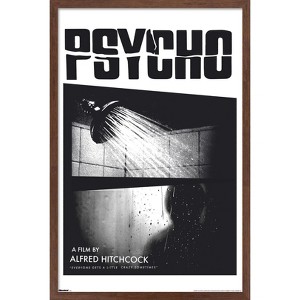 Trends International Alfred Hitchcock - Psycho (1960) Framed Wall Poster Prints - 1 of 4