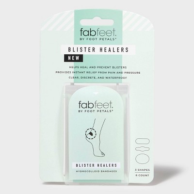 Women's Fab Feet by Foot Petals Blister Healers Foot Pain Treatments - 6 pack