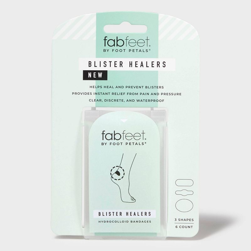 Fab Feet Women&#39;s by Foot Petals Blister Healers Foot Pain Treatments - 6 pack, 1 of 4