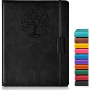 Lined Journal Notebook for Women Men,256 Pages A5 Hardcover Leather Journals for Writing,Travel,Business,Work & School - 1 of 4