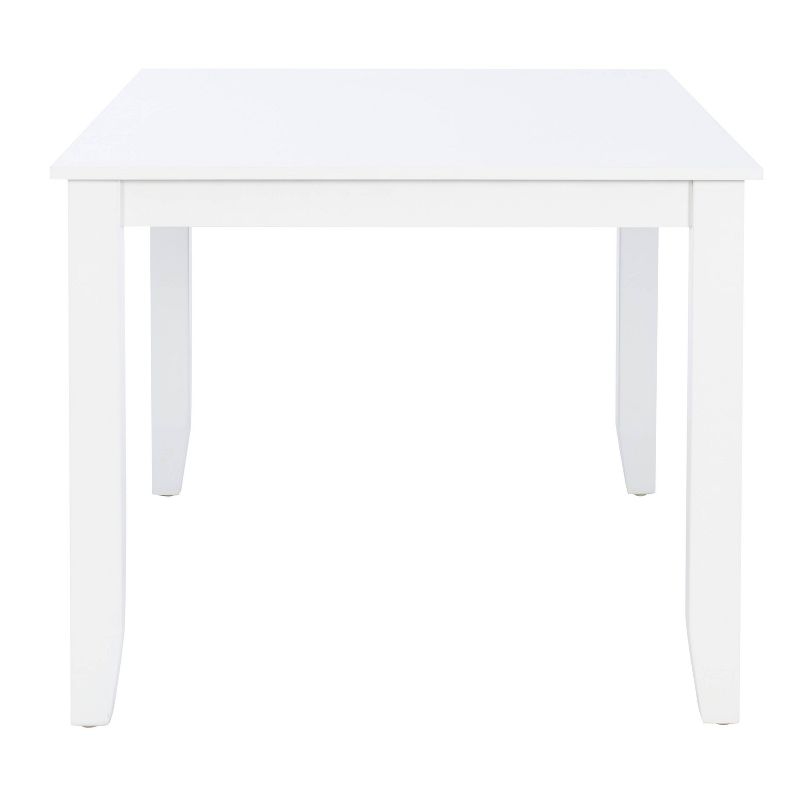 Shelby Solid Wood Traditional Rectangle Dining Table White - Powell, 4 of 8