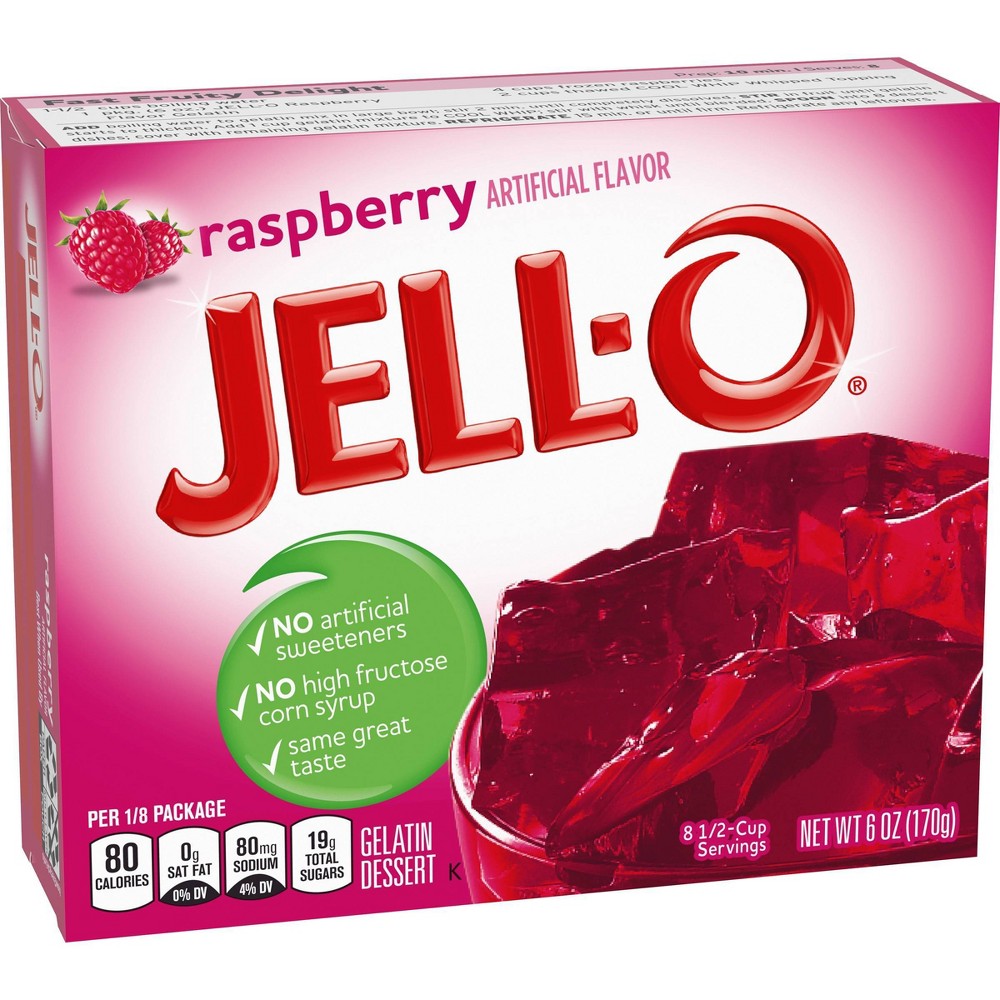 UPC 043000200520 product image for JELL-O Raspberry Gelatin - 6oz | upcitemdb.com