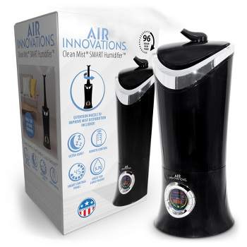 Air Innovations Ultrasonic Quiet 1.70 Gallon/600' Cool Mist Aromatherapy Digital Humidifier - Black