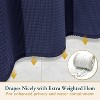 LunaLulinlk Fabric Shower Curtain with Hooks - 3 of 4