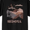 Adventure Society Sedona Arizona Men's Black T-Shirt - 2 of 3