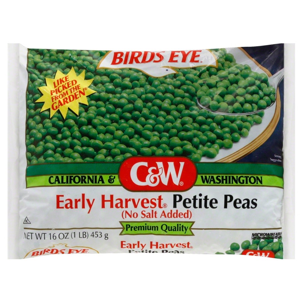 CALIFORNIA & WASHINGTON EARLY HARVEST PETITE PEAS
