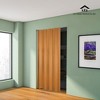 LTL Home Products Via 36" x 80" Vinyl Panel Single Folding Door with Flexible Hinges for Home and Office Interiors, Fruitwood - 4 of 4