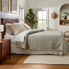 Microstripe Matelassé Coverlet - Hearth & Hand™ with Magnolia - image 4 of 4