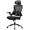 MAYEERTY High Back Chair - Lumbar/Headrest Adj, Mesh w/Flip-Up Arms, Height/120° Tilt - 4 of 4