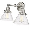 Millennium Lighting Eyden 2 - Light Vanity in  Brushed Nickel - 3 of 4