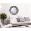 Howard Elliott 30" Round Metal Framed Wall and Accent Mirror: Rustic Gray, No Assembly, Wall Mount - 3 of 4
