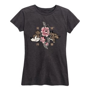 Women's - Disney - Mickey Year of The Tiger Design Short Sleeve Graphic T-Shirt - 1 of 4
