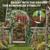 8.5FT Metal Garden Arch,Outdoor Wedding Arch Trellis for Climbing Plants, Rust-Free Powder Coated Steel Structure for Ceremony Backyard Party Decor - 4 of 4