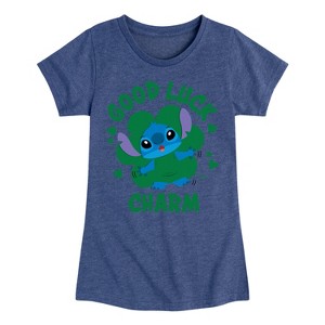 Girls' - Disney - St. Patrick's Day Fitted Short Sleeve Graphic T-Shirt - 1 of 4
