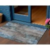 HomeRoots 3' X 5' Taupe And Blue Floral Washable Indoor Outdoor Area Rug - 2 of 4