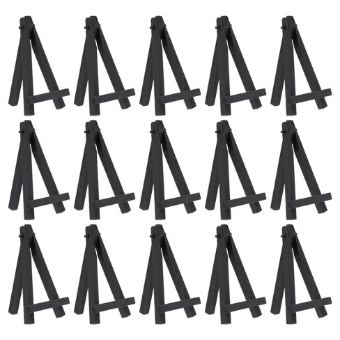 24 Pack Clear Mini Easels for Displaying Photos, Decorative Tiles, Wedding  Place Cards (4 In)