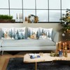 Hello Winter Throw Pillow Covers 18 x 18 Inch Reindeer Fox Squirrel Snowy Pine Trees - 4 of 4