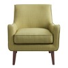 Sapphtopaz 1pc Mid-Century Accent Chair Upholstered Arm Chair Lounge Chair with High Backrest, Living Room Chair Comfy Chair - 4 of 4