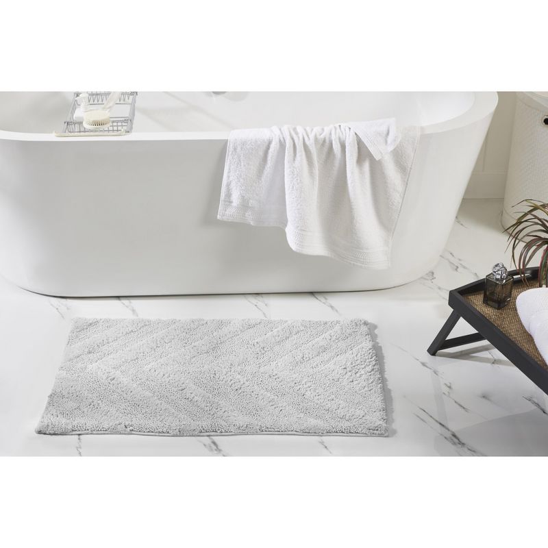 Hugo Collection 100% Cotton Tufted Reversible Bath Rug Set - Better Trends, 4 of 11