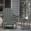 VINGLI Outdoor Patio Side Table, Poly Lumber Weather Resistant Adirondack Side Table End Tables for Outdoor Indoor Living Room Bedroom Patio - 2 of 4