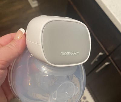 Momcozy Portable Double Electric Breast Pumps, 9 Speeds 2 Modes Timer and  Memory Function, Pink 25mm 