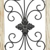Set of 2 Wood Scroll Arabesque Wall Decors Natural/Black - Olivia & May: Rustic Vertical Carved Panels, Indoor Use - 4 of 4