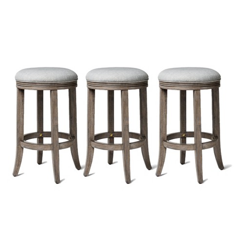 Maven Lane Eva Rotating Backless Kitchen Stool, Set of 3 - image 1 of 4