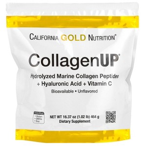 Collagen Peptides Powder with Hyaluronic Acid, Support for Healthy Hair, Skin, Nails, Joints and Bones, Non-GMO, Gluten and Dairy Free, Unflavored, - 1 of 3