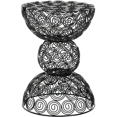 Leila Iron Wire Stool - Black - Safavieh