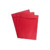 JAM Paper Open End Catalog Envelope 9" x 12" Red 100/Box (80329) - image 3 of 4