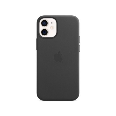 Buy Apple Iphone 12 Mini Leather Case With Magsafe Black Online In Italy