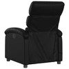 vidaXL Electric Massage Recliner Chair - Faux Leather Wingback Armchair With Vibration, Auto Adjusting Backrest/Footrest, Usb Powered, Black - image 4 of 4