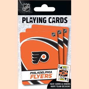 MasterPieces Officially Licensed NHL Philadelphia Flyers Playing Cards - 54 Card Deck for Adults - 1 of 4