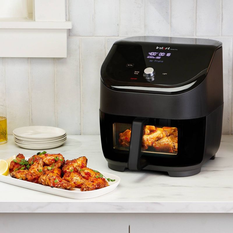Instant Vortex Plus 6qt Air Fryer with ClearCook - Black, 4 of 9