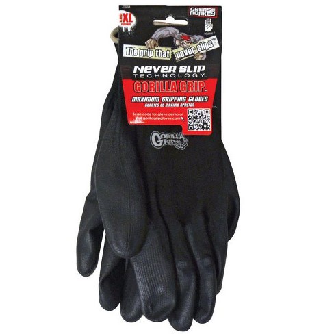 Grease Monkey Indoor/outdoor Mechanic Grip Gloves Black Xl 1 Pair : Target