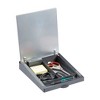 ECR4Kids MessageStor Dry Erase Memo Station, Desktop Whiteboard with Storage and Built-In Organizer - 3 of 4