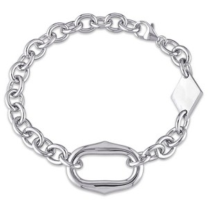 EVERLY JEWELRY | Sterling Silver Charm Bracelet, 8 inch - 1 of 4