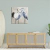 Stupell Industries Leaf Patterned Crane Heron Birds Canvas Wall Art - 2 of 4