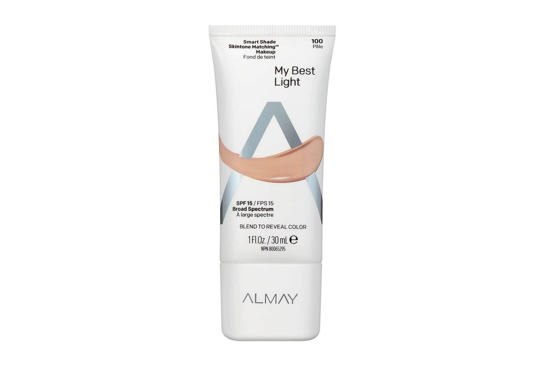 Almay Smart Shade Skintone Matching Makeup with SPF 15 - 100 My Best Light - 1 fl oz