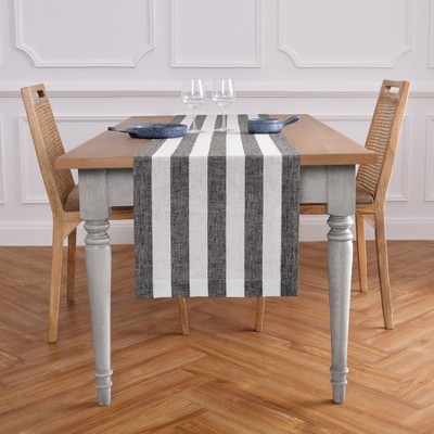 Solino Home Striped Linen Table Runner | Cabana Stripe