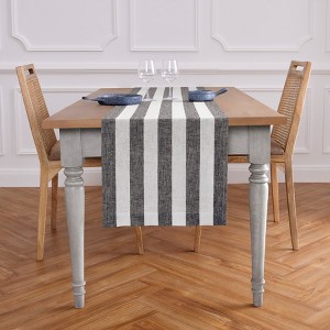 Solino Home Striped Linen Table Runner | Cabana Stripe - 1 of 4