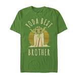 Men's Star Wars Yoda Best Brother Cartoon T-Shirt