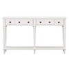 YOOCOZZ  Retro Entryway Table with Drawers and Shelf - 3 of 4