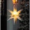 Evergreen 13.75"D LED Collapsible Hanging Star Outdoor Lantern - image 3 of 3