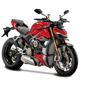 Ducati Supernaked V4S Motorcycle Red 1/12 Diecast Model by New Ray - 1 of 1