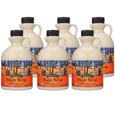 Coombs Family Farms Organic Grade A Amber Maple Syrup - Case Of 6/32 Oz ...