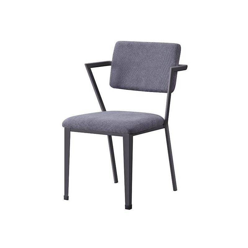 24&#34; Cargo Fabric Chair Gray/Gunmetal - Acme Furniture, 4 of 8
